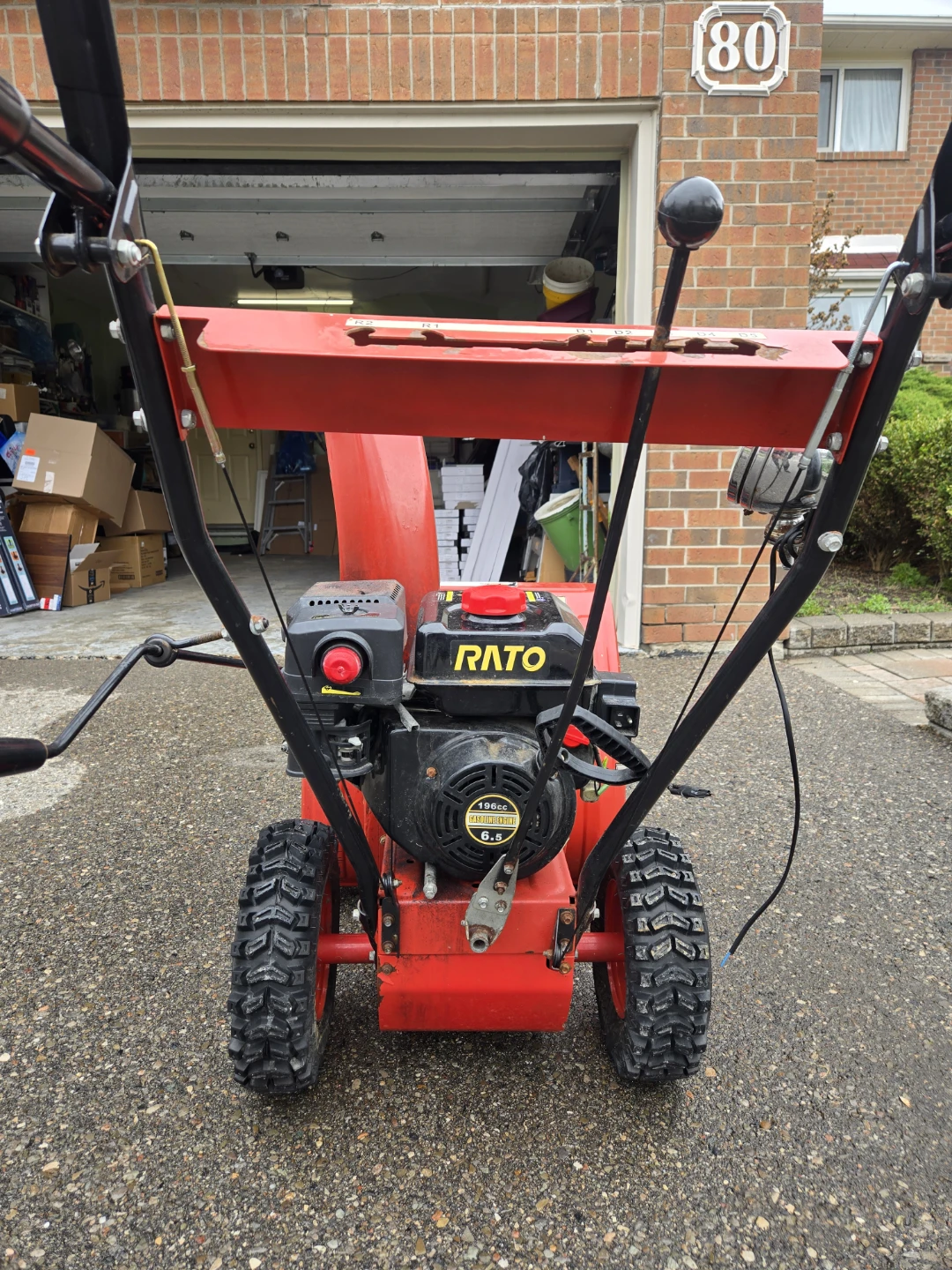RATO Snow Thrower 6.5 HP