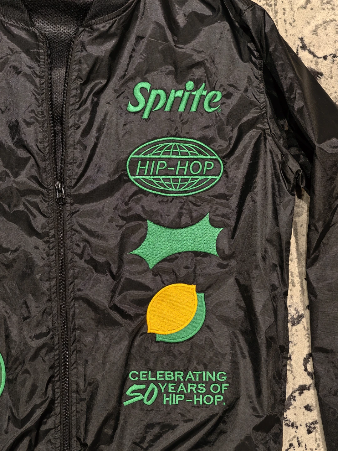 Sprite 2023 '50 Years of Hip-Hop' Bomber Jacket - Men's Large - photo 2