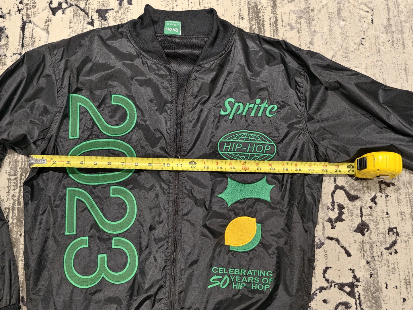 Sprite 2023 '50 Years of Hip-Hop' Bomber Jacket - Men's Large - photo 4