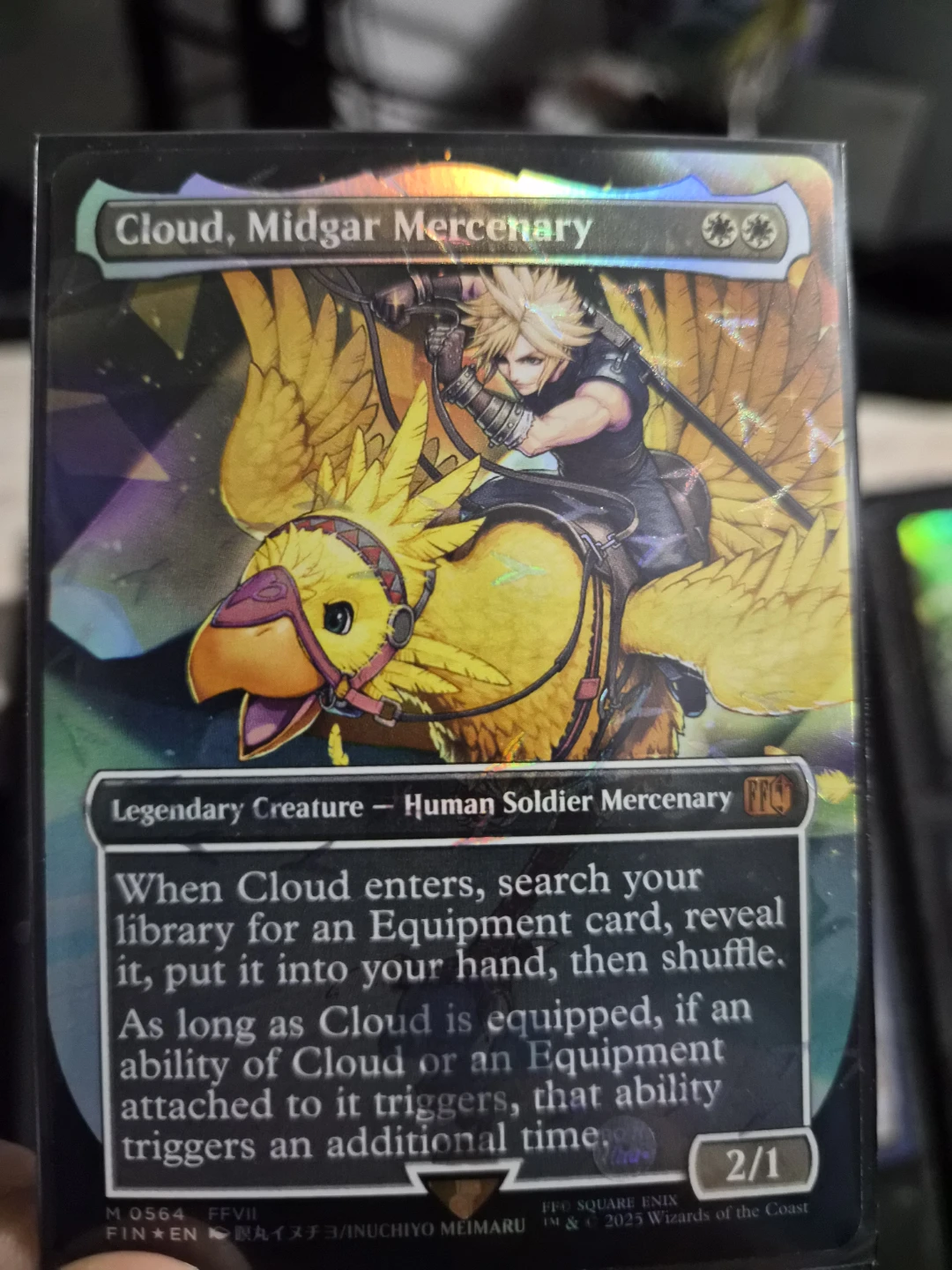 Magic The Gathering Cloud, Midgar Mercenary Card - photo 2