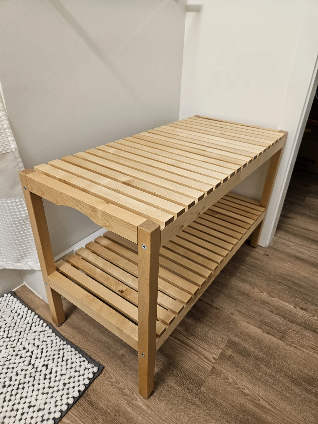 IKEA Bamboo  2-Tier Bench