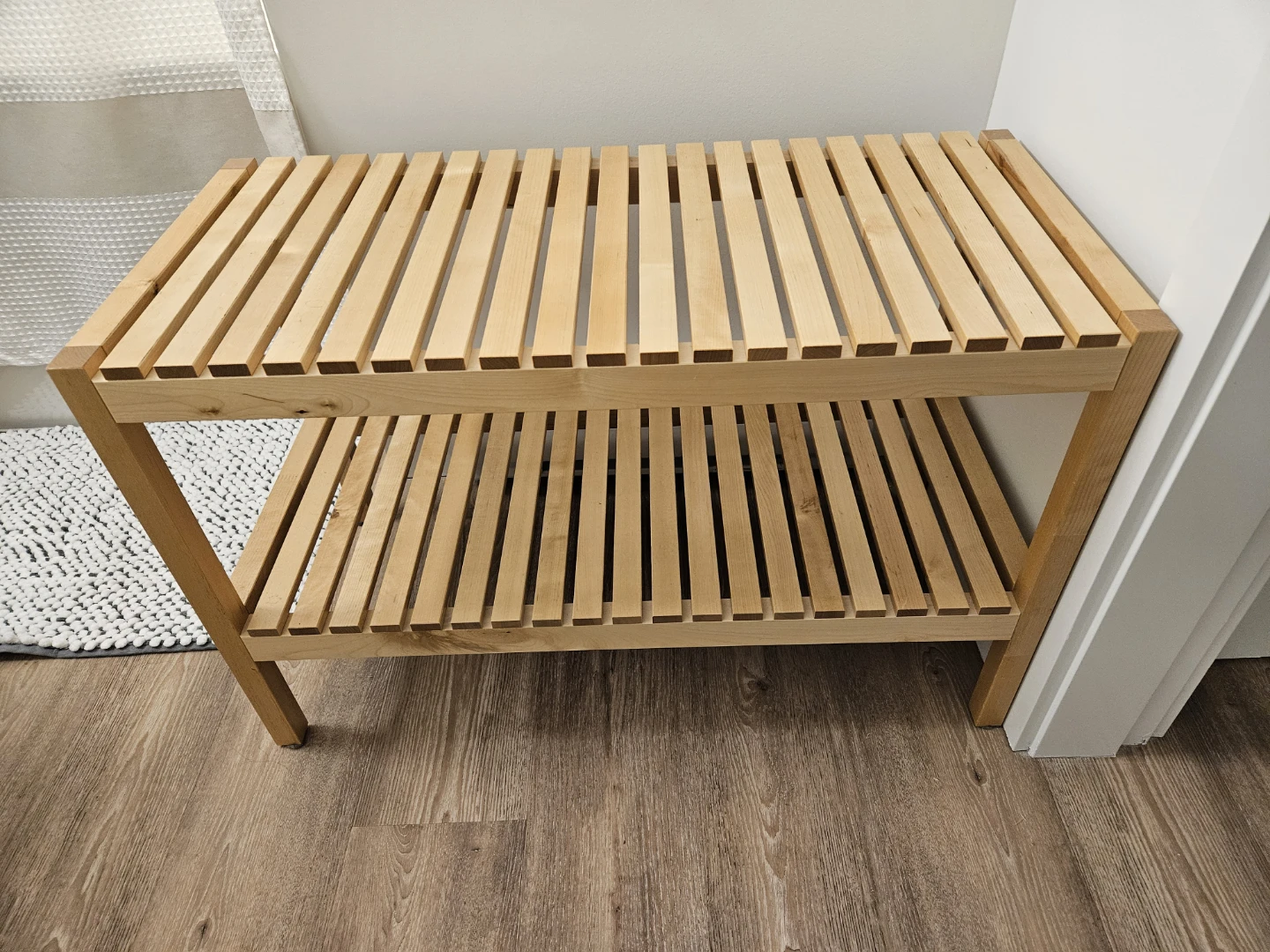 IKEA Bamboo  2-Tier Bench - photo 3