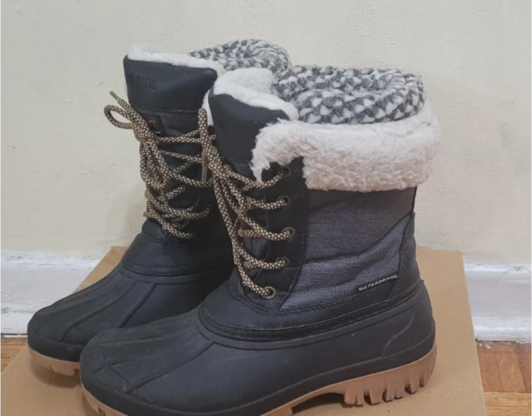Waterproof Winter Boots with Sherpa Lining