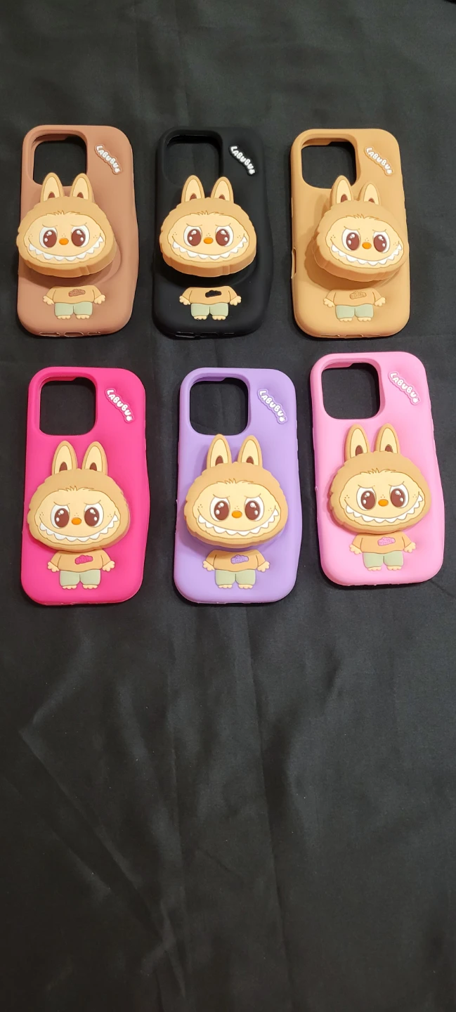 Cute Character Phone Case with Pop Socket🌱
