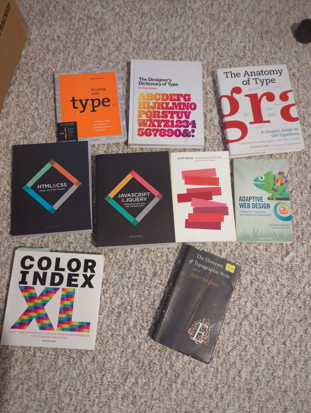 Collection of Web Design Books