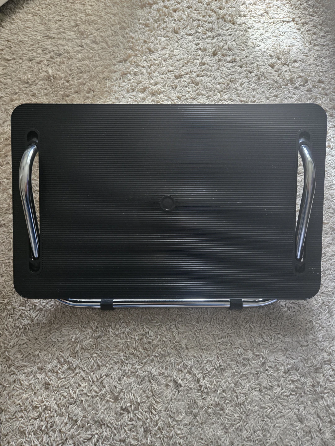 Adjustable Footrest with Chrome Legs