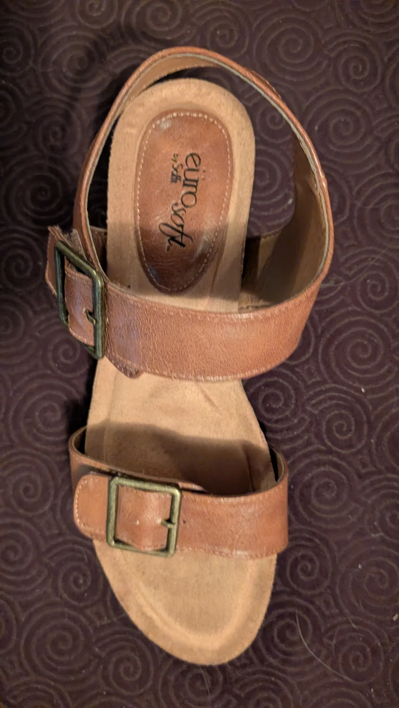Eurosoft "Tamika" Wedge Sandals sz 41 - photo 2