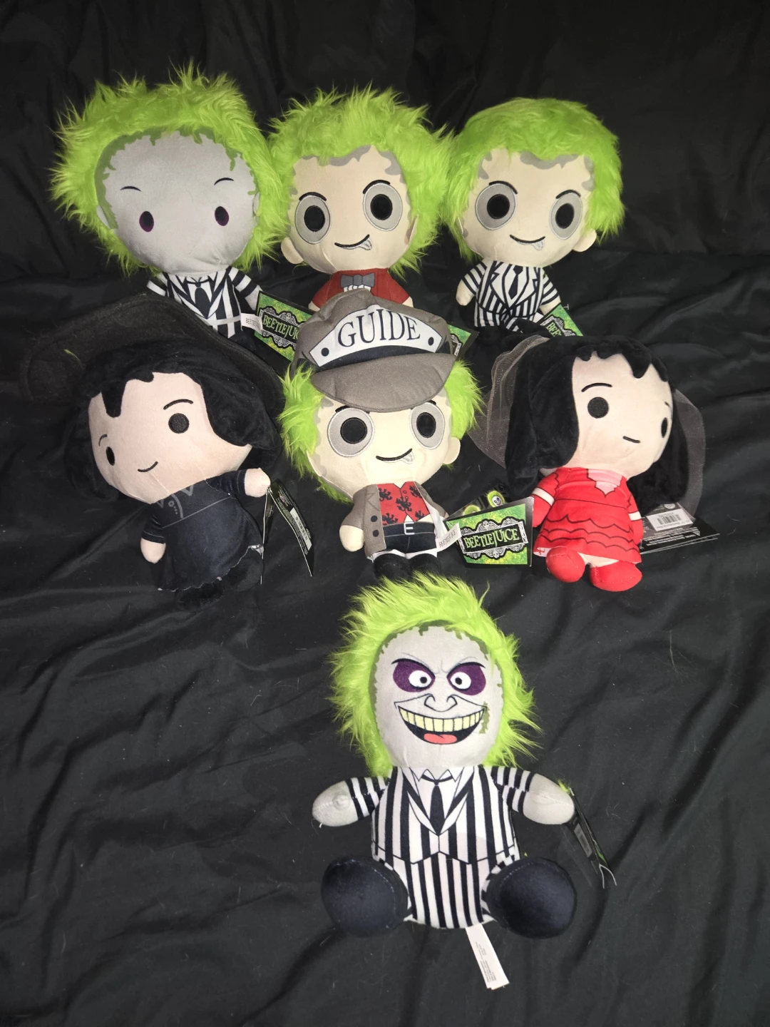 Beetlejuice Plush entire set