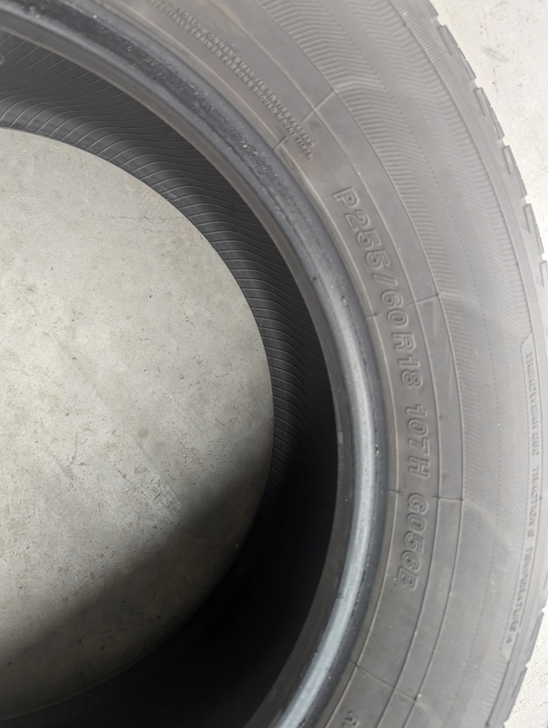 Yokohama Geolandar H/T G056 P255/60R18 107H Tire - photo 5