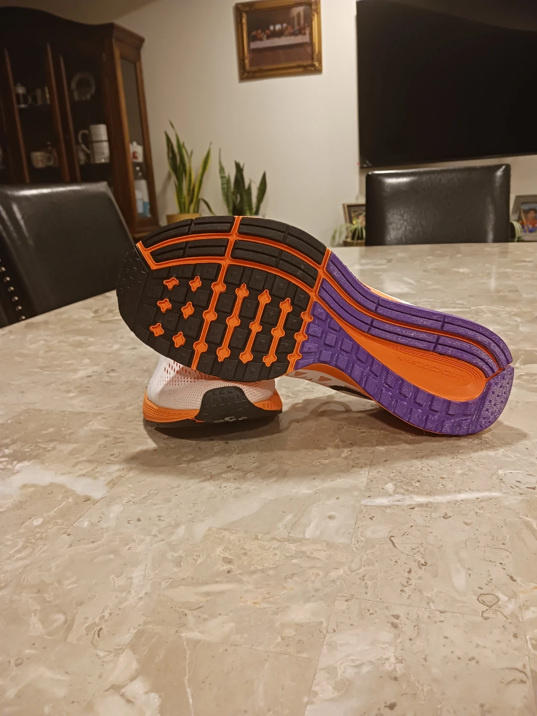 Nike Running Shoes White/Orange/Purple - photo 3