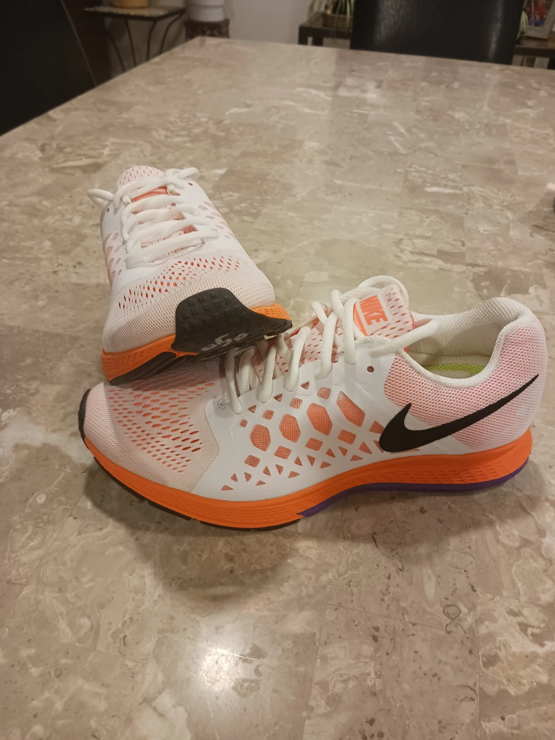 Nike Running Shoes White/Orange/Purple - photo 4