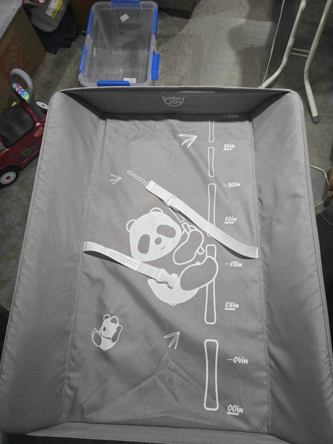 Baby Joy Changing Station with Panda Design