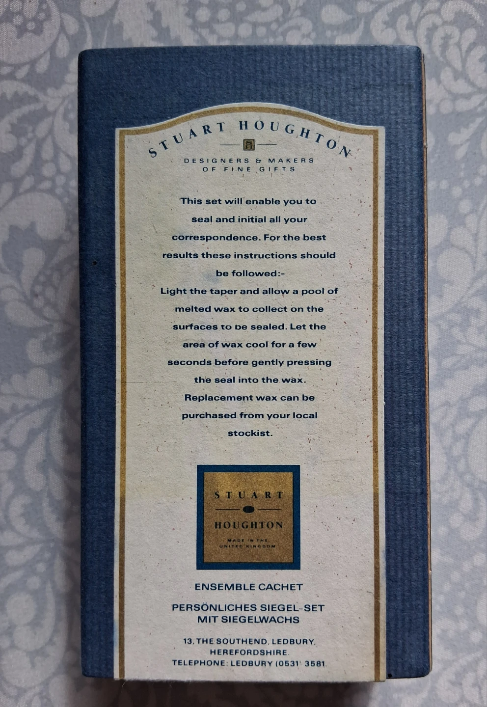 Stuart Houghton Personal Seal Set with Wax