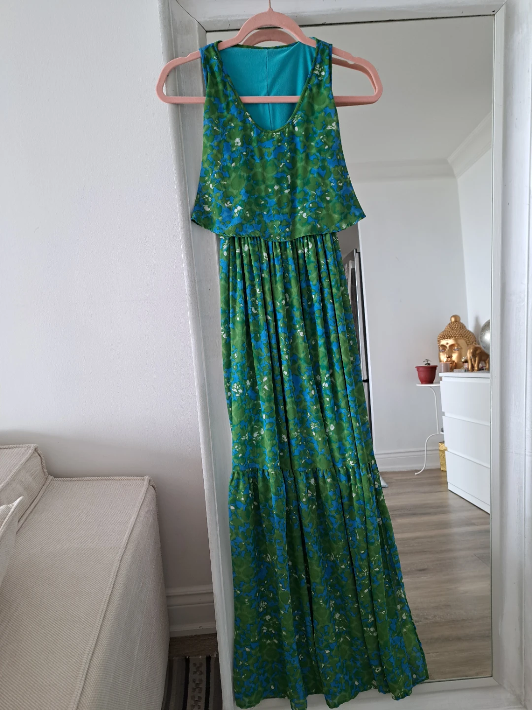Maxi Dress no industrial diseñado y hecho por mi.