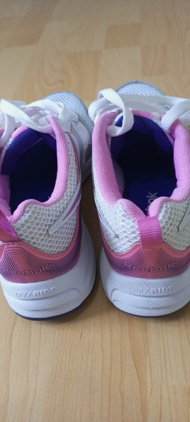 Reebok White & Pink Running Shoes - photo 2