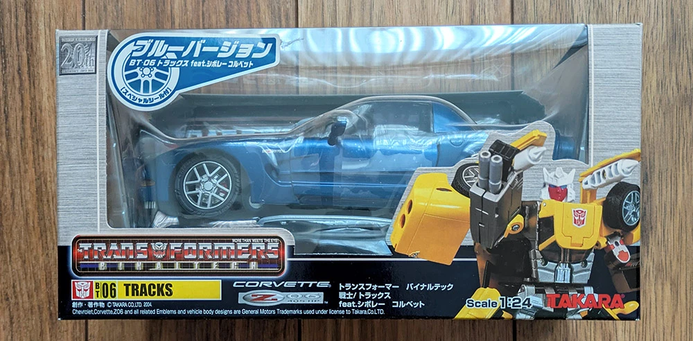 Transformers Binaltech BT-06 "Tracks" (blue) - BRAND NEW, SEALED