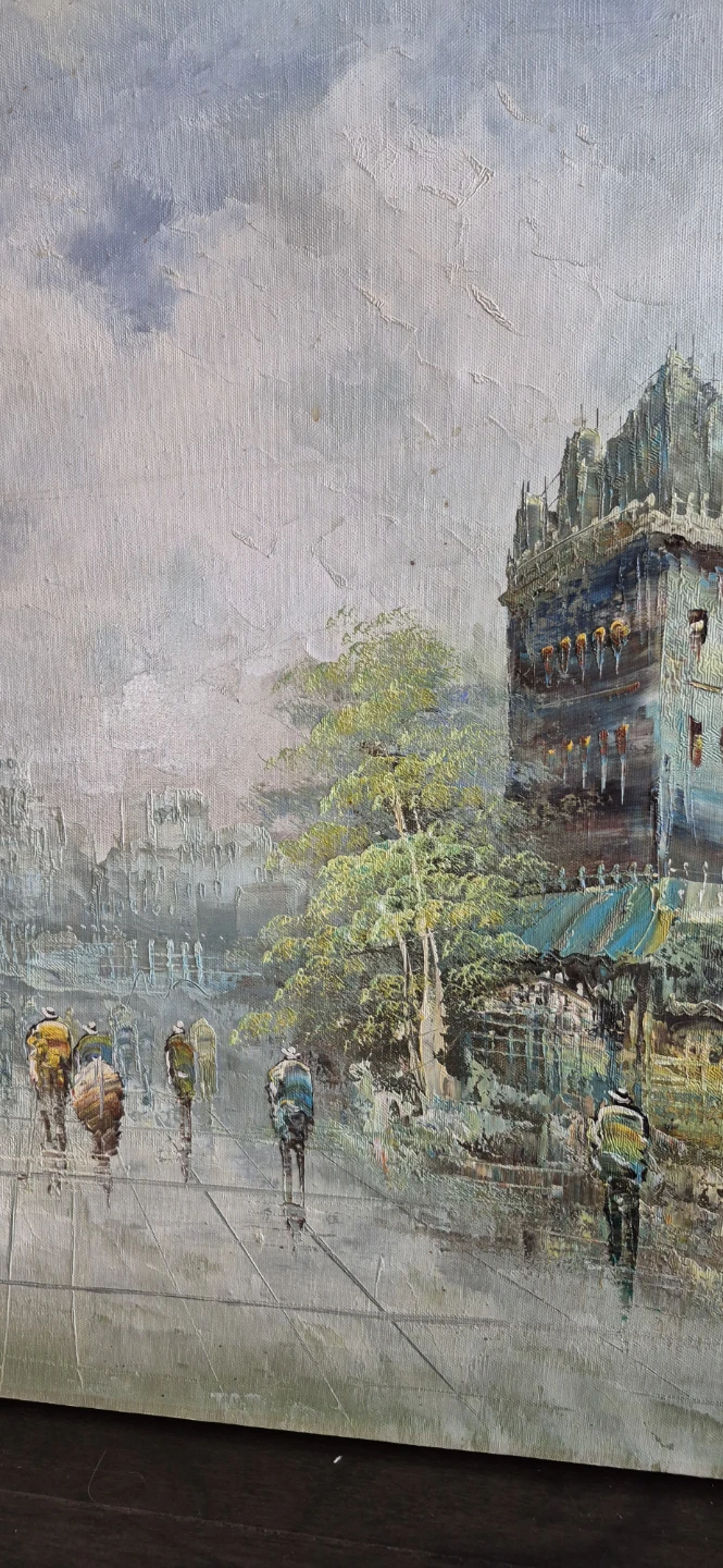 Oil Painting of Moulin Rouge - photo 2