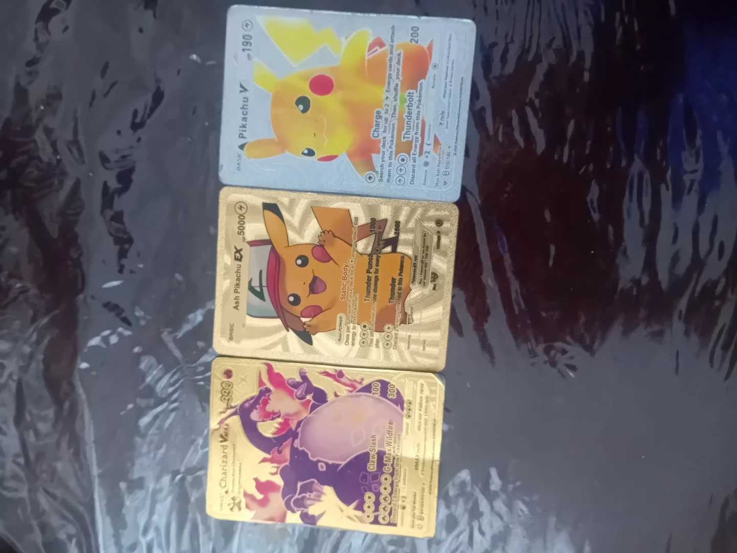 Pokemon Metal Cards Pikachu Charizard - photo 2