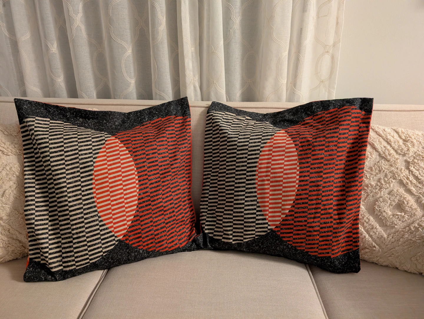 Set of 2 Decorative Throw Pillow Covers