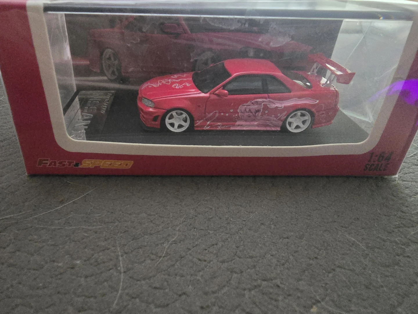 Fast & Speed 1:64 Scale Red Nissan Diecast Car
