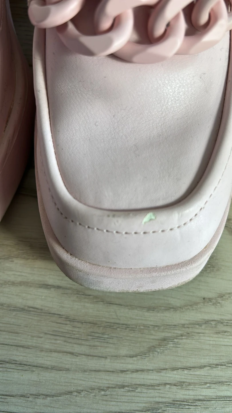 CALL IT SPRING Pink Platform Loafers with Chain Detail - photo 3
