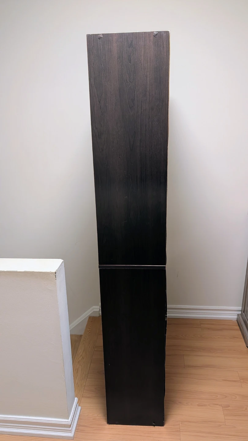 Dark Wood 5-Shelf Bookshelf - photo 2