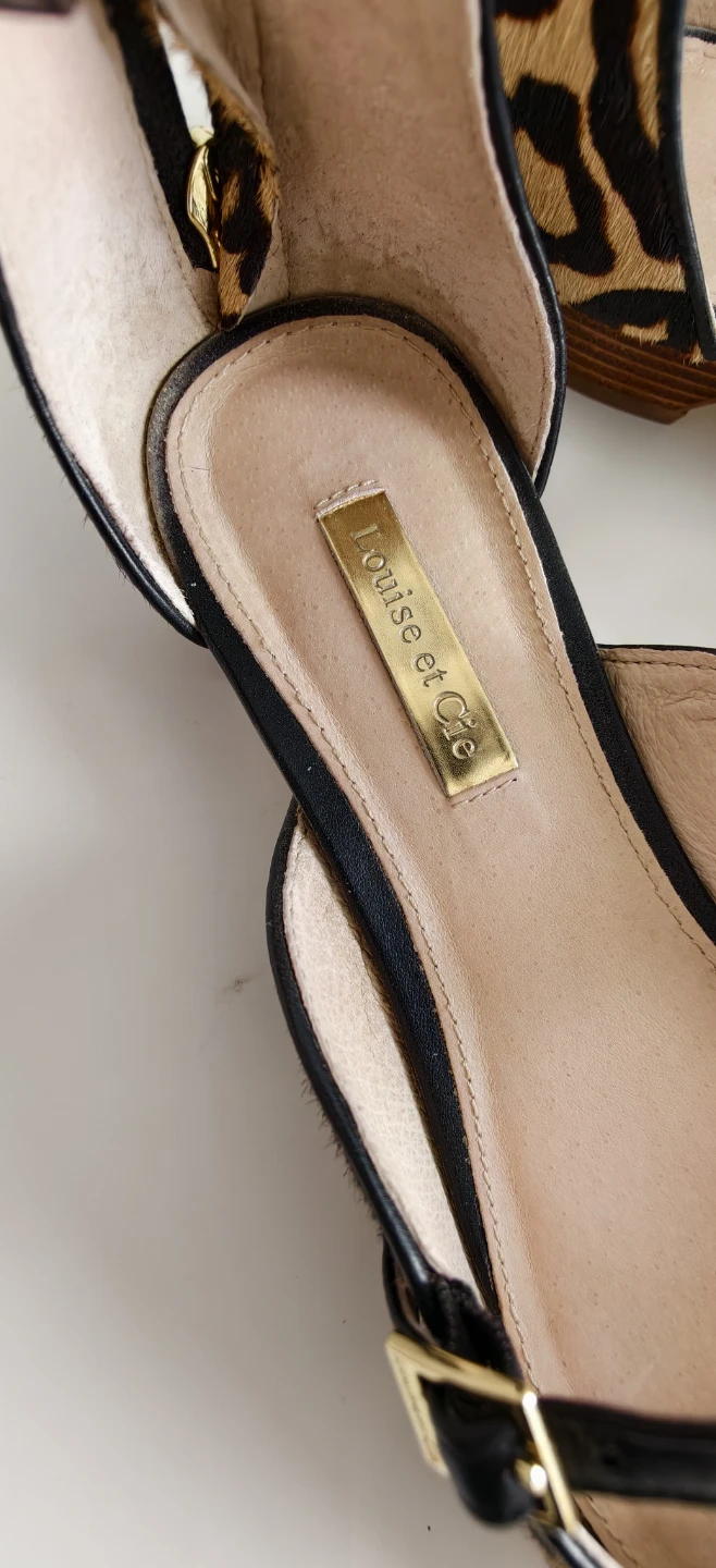 Louise et Cie Leopard Print Ankle Strap Flats - photo 3
