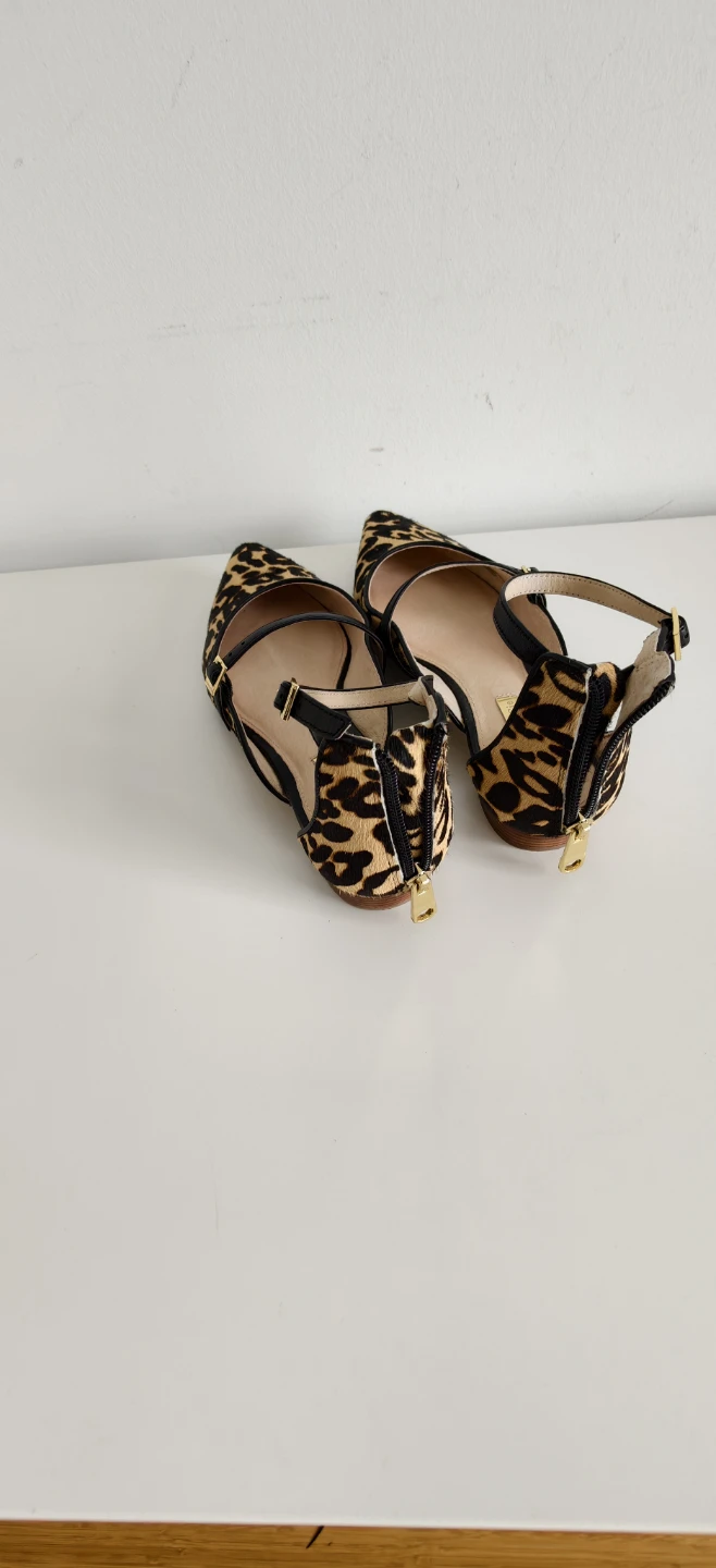 Louise et Cie Leopard Print Ankle Strap Flats - photo 4