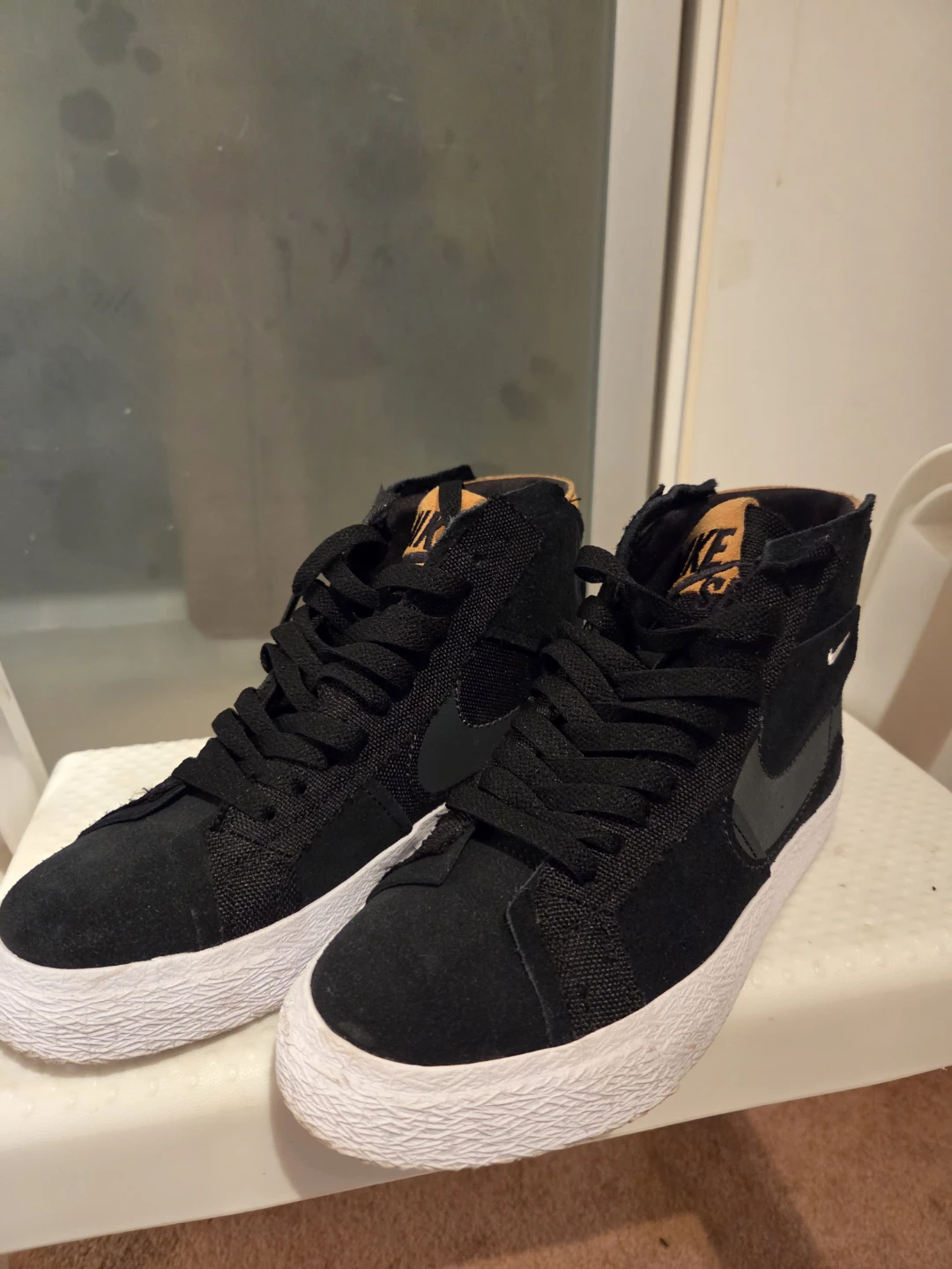 Nike SB Zoom Blazer Mid PRM Black White - photo 2