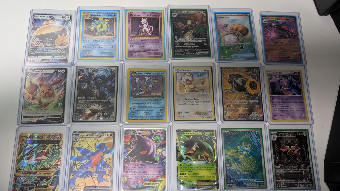 Assorted Pokémon Trading Cards