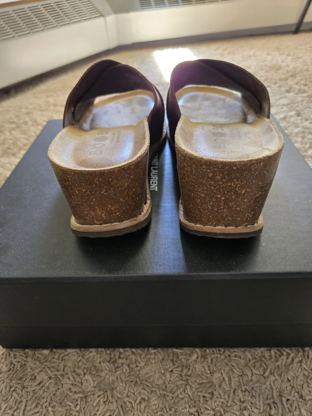 BIO / BIO Wedge Sandals - Brown Suede - Size 37 - photo 3