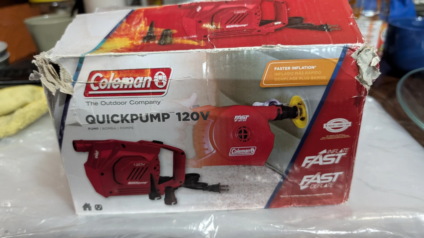 Coleman QuickPump 120V Electric Air Pump