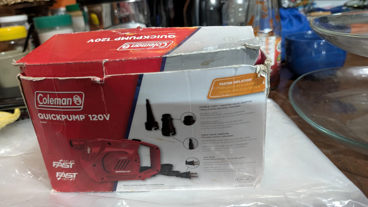 Coleman QuickPump 120V Electric Air Pump - photo 2