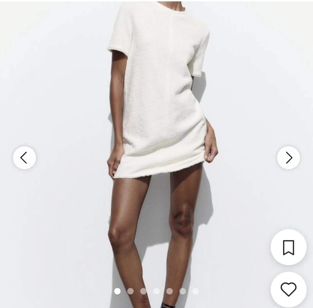 Zara Textured Jacquard Mini Dress NWT 🌱