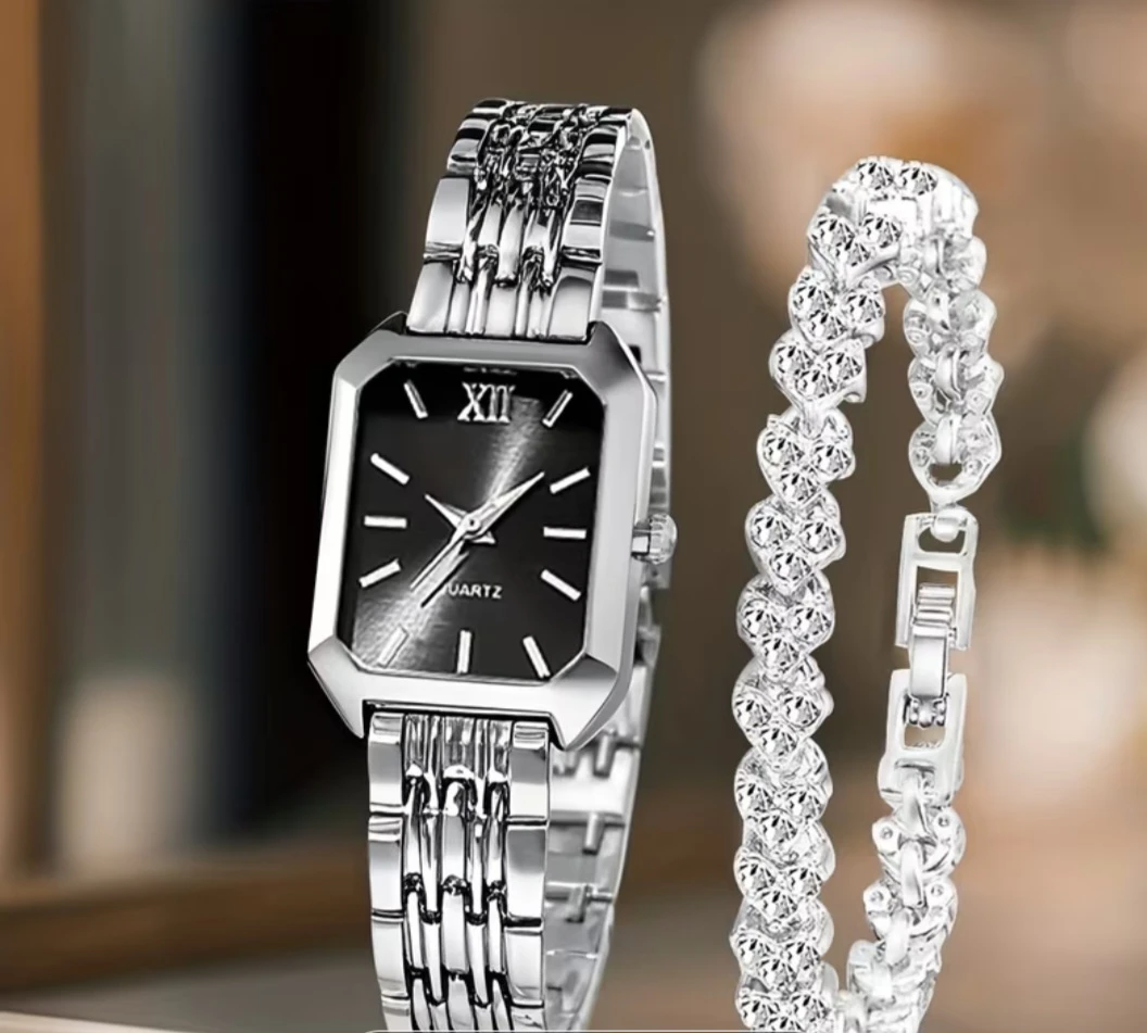 Women's Quartz Watch and Bracelet Set - photo 2