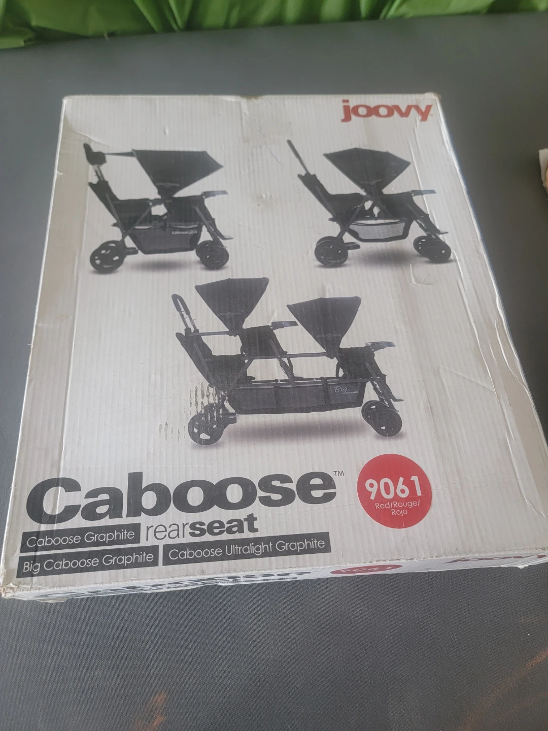 Joovy Caboose Graphite Rearseat 9061