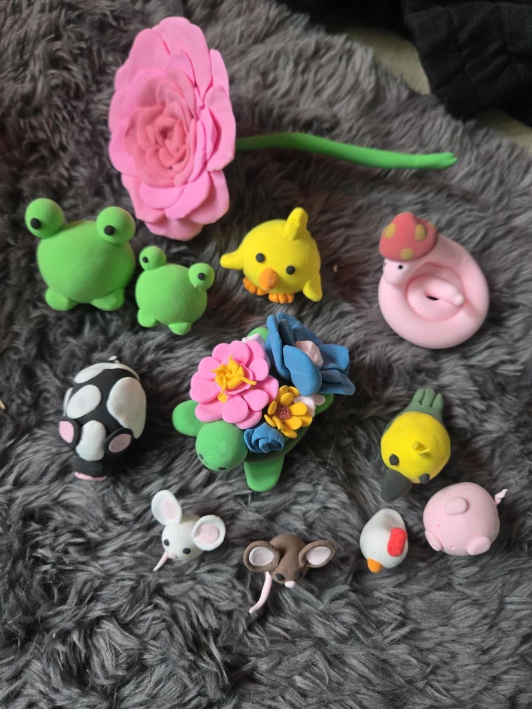 Cute colorful clay figure toys - photo 5