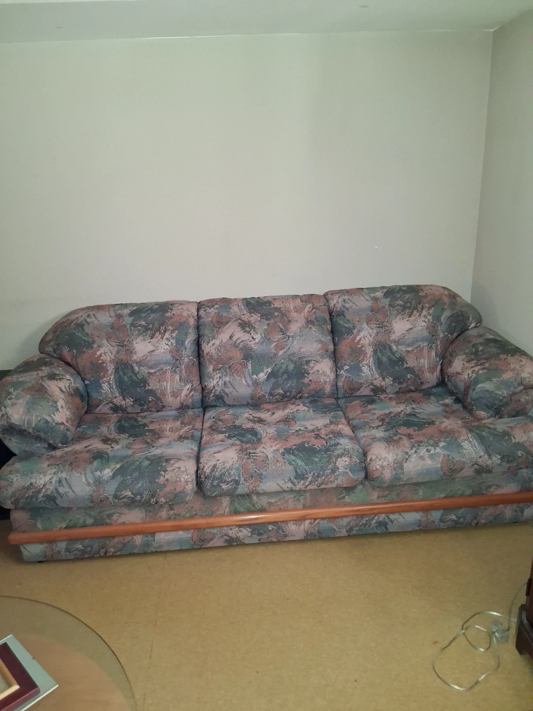 Floral Sofa and Armchair Set
