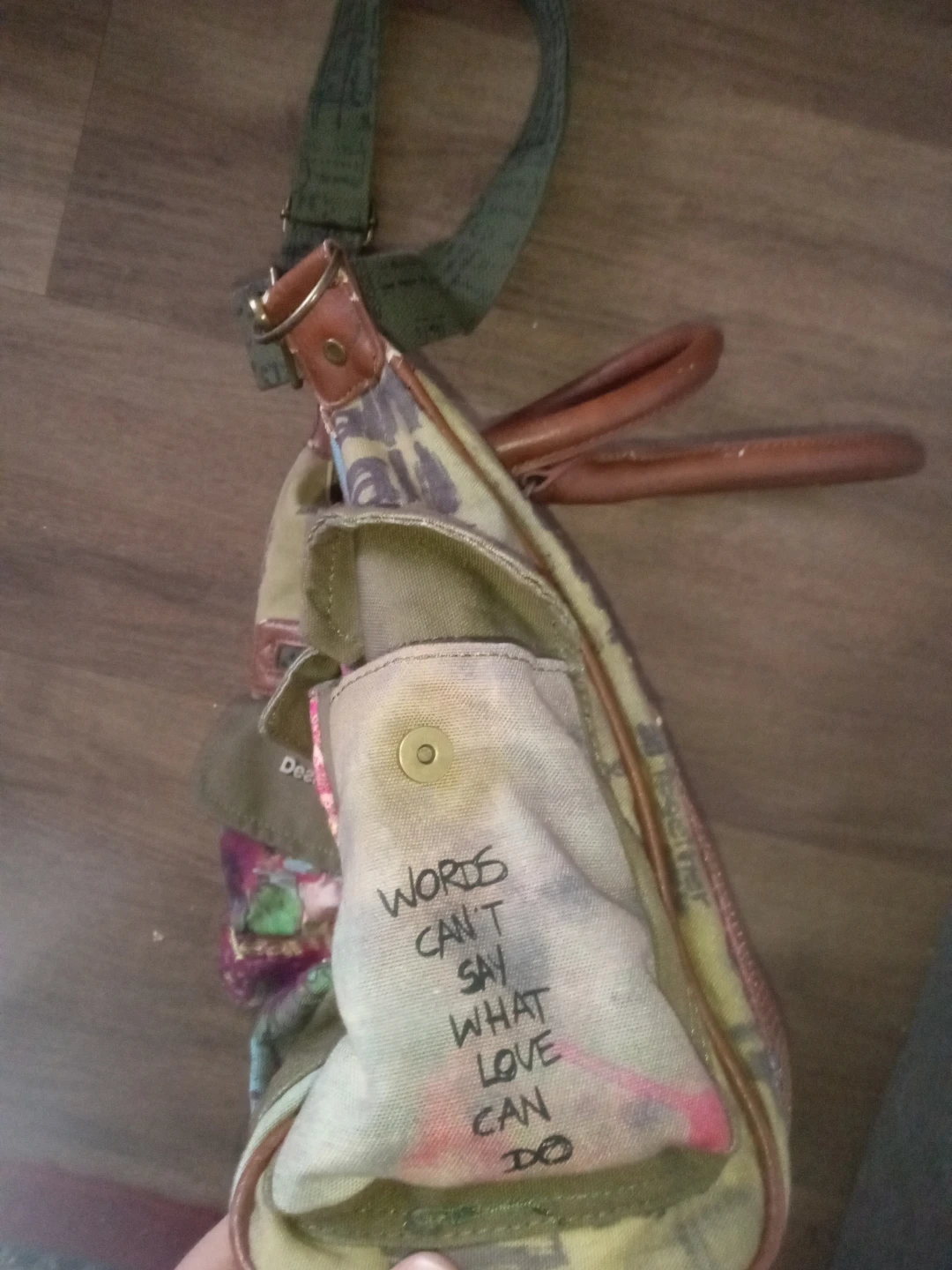 Desigual Canvas Patchwork Shoulder Bag - photo 3