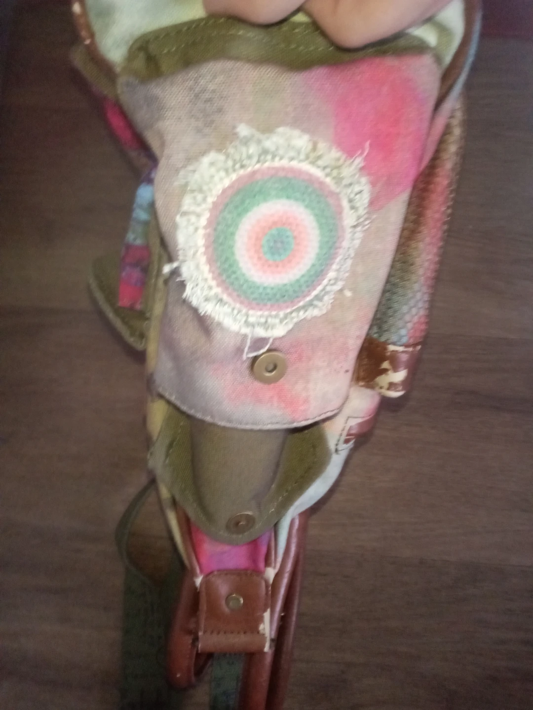 Desigual Canvas Patchwork Shoulder Bag - photo 4