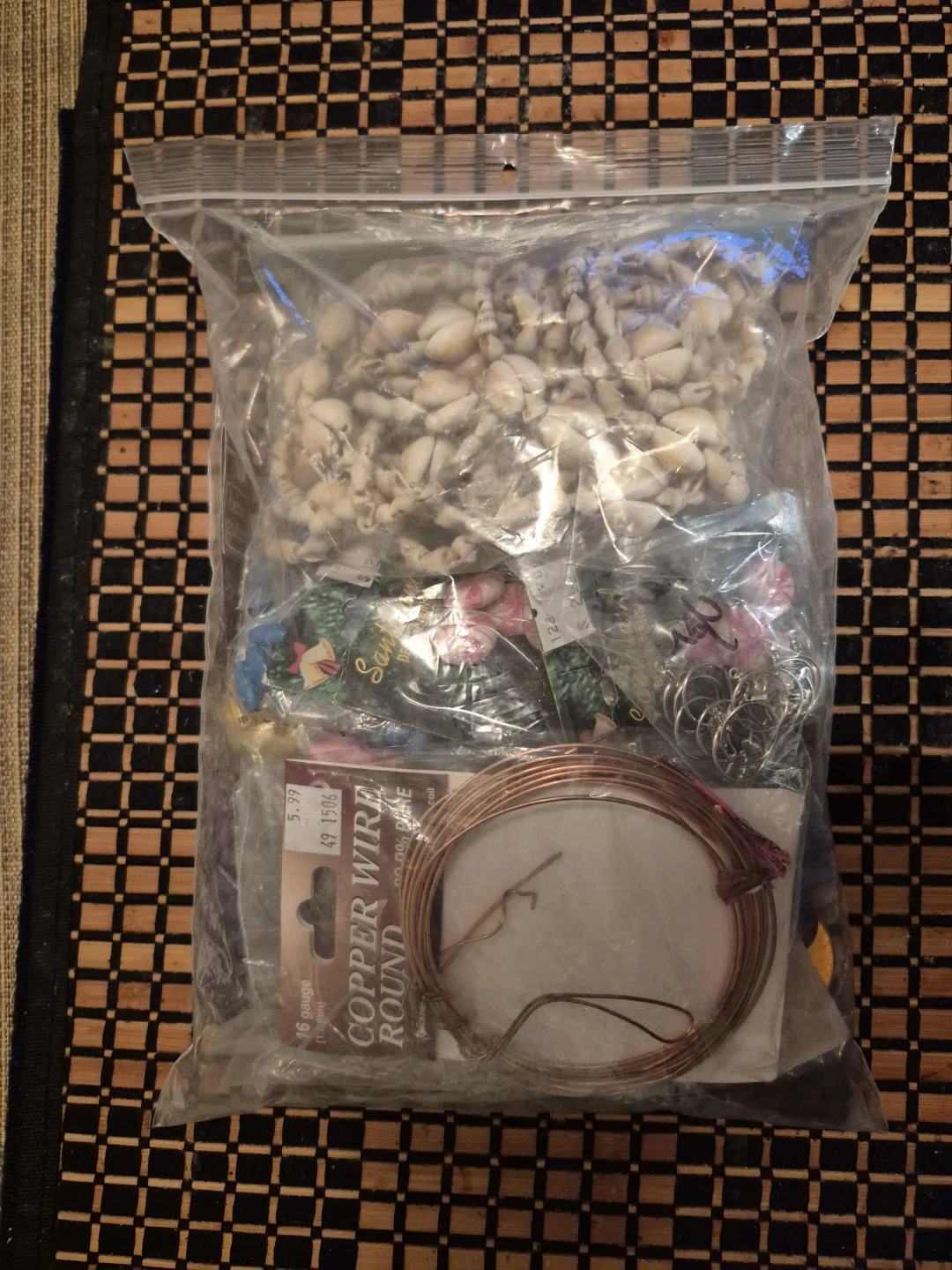 Bag jewelry making/craft supply.