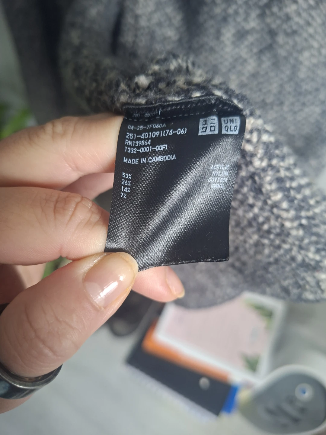 UNIQLO Grey Long Knit Cardigan (Small) - photo 4