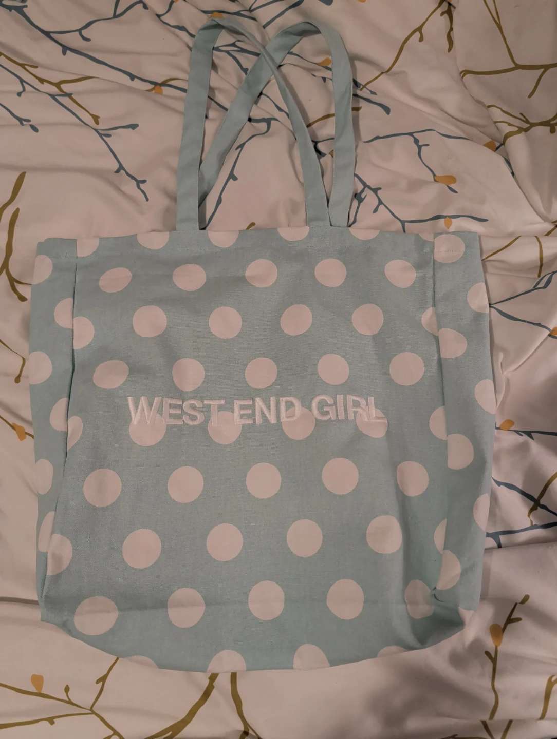 Official Lilly Allen West End Girl Polka Dot Tote Bag