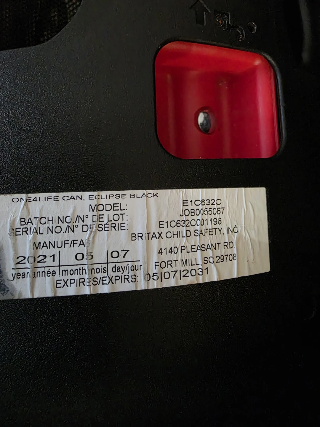 Britax One4Life Eclipse Black Car Seat - photo 2