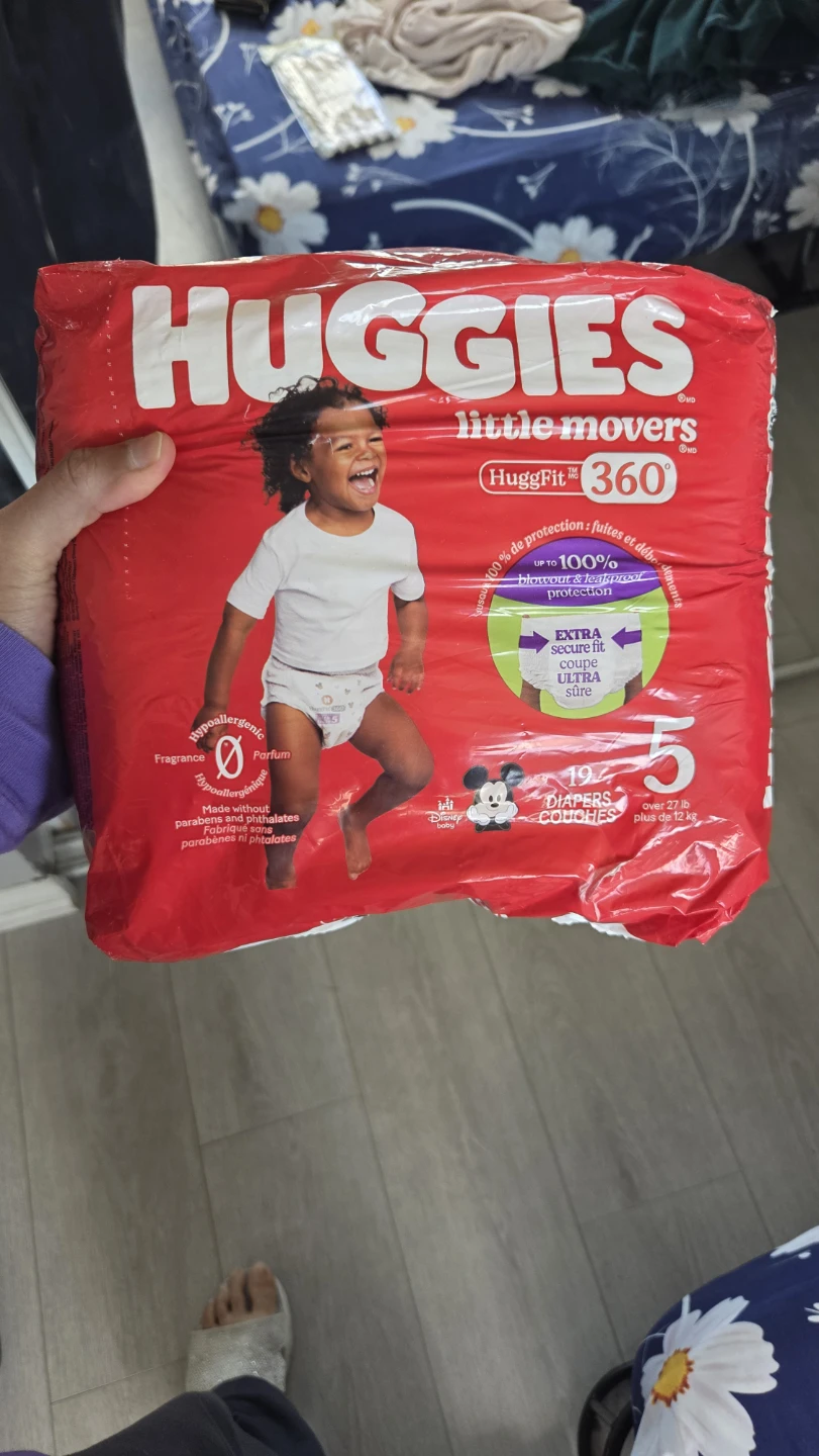 Huggies Little Movers Diapers Size 5 (19 ct)