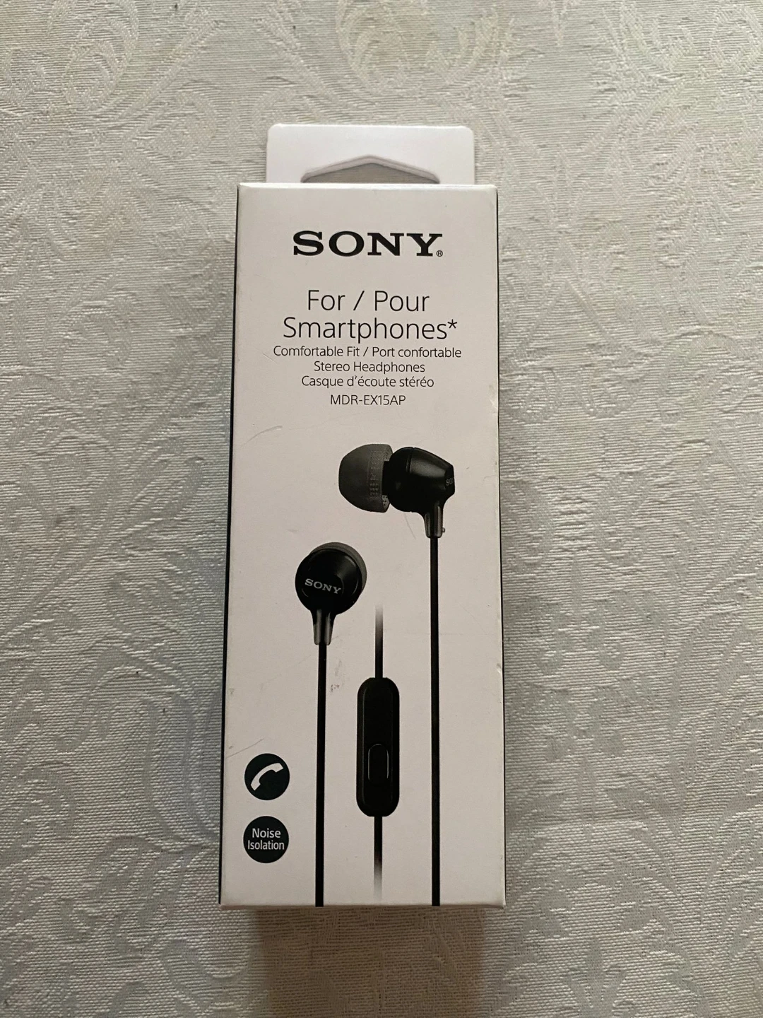 Sony Stereo Headphones MDR-EX15AP for Smartphones