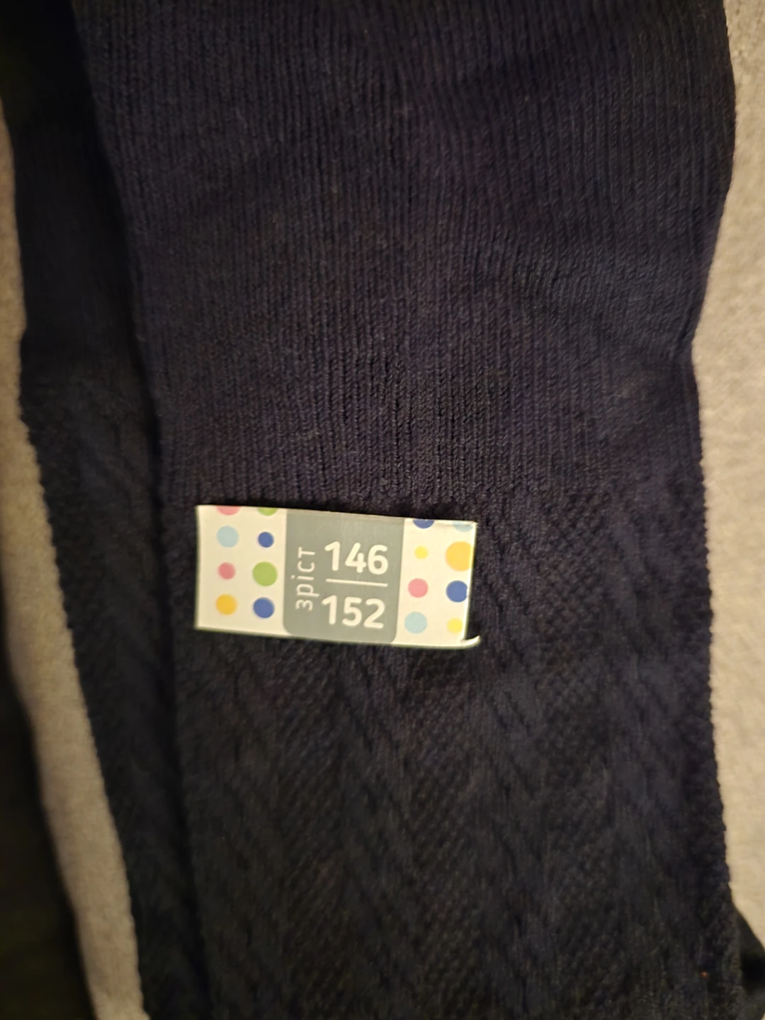 Children's Tights - Black, Size 140-146, 152 - photo 2