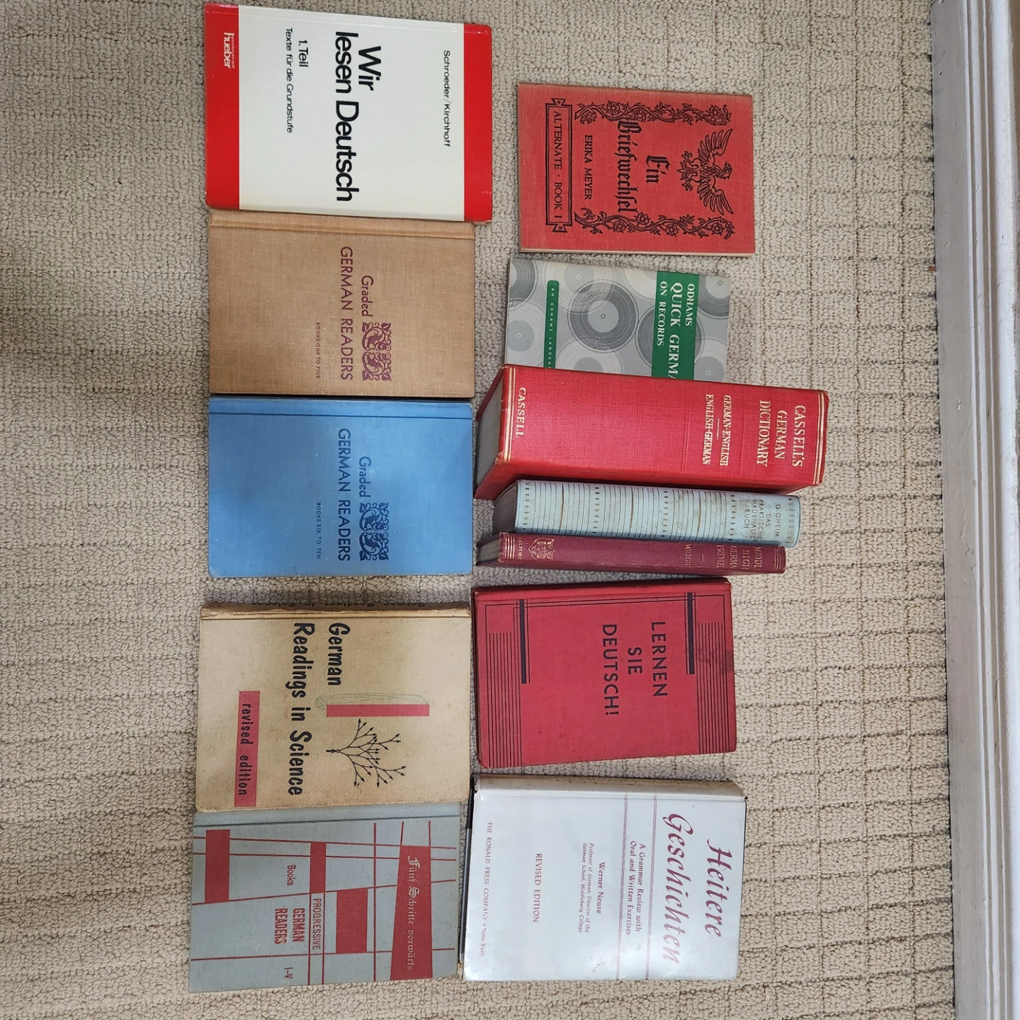 12 Assorted German Language Books