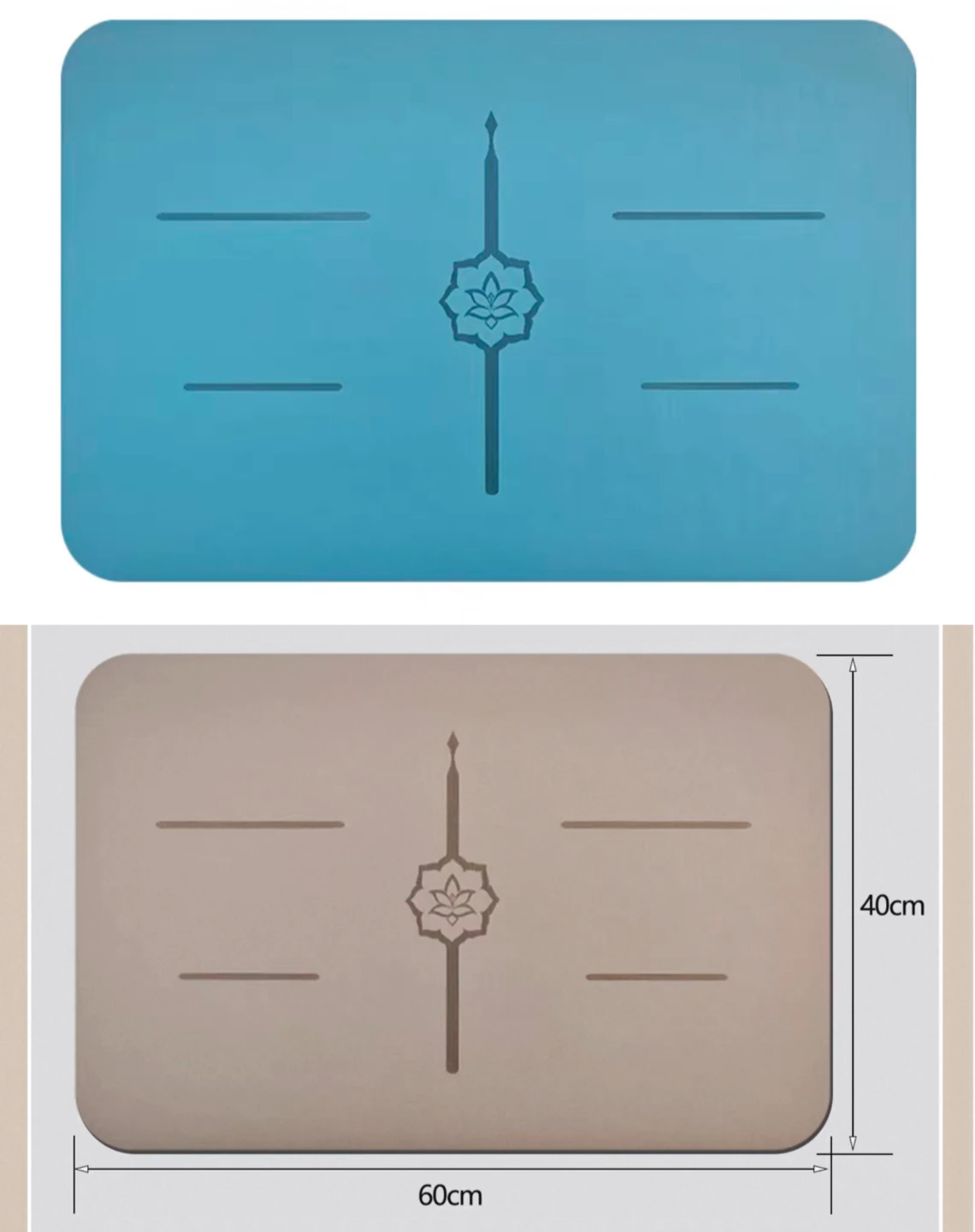 Brand new mini Yoga Mat in Blue - photo 2
