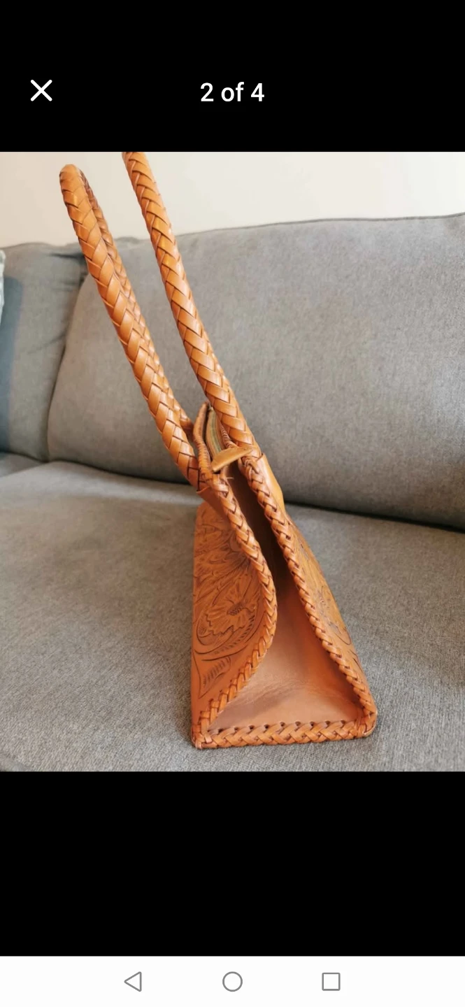 Tooled Leather Handbag - photo 2
